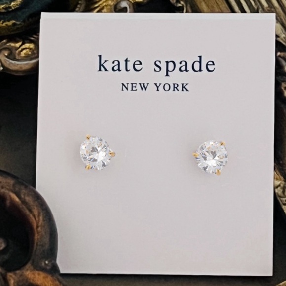 KATE SPADE • Brilliant Statement Crystal Clear Earrings - Picture 5 of 5